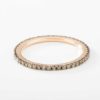 Rose Gold Chocolate Color Diamond Ring