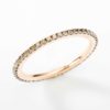Rose Gold Chocolate Color Diamond Ring - Image 2