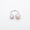 PRE- Natural Pink Pearls Ring 14K White Gold - Image 3