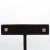 Pink Diamond Stud Earring - Image 5