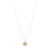 Circle Diamond Pave Necklace - Image 2