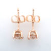 Pink Diamond Stud Earring - Image 4