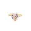 PRE- Heart Shape Morganite Ring Diamond Band - Image 2