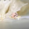 PRE- Heart Shape Morganite Ring Diamond Band