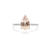 PRE- 1-2 ct. Light Pink Pear Shape Morganite Ring