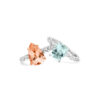 PRE- Elongated Cushion Aquamarine Ring (single prong setting) - Image 5