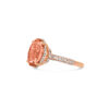 PRE- Rare Deep Pink Morganite Ring - Image 3