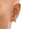 PRE- 0.4 ct Diamond Huggies/Diamond Earring (12.2mm) - Image 2