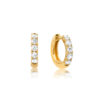 PRE- 0.4 ct Diamond Huggies/Diamond Earring (12.2mm)