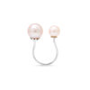 PRE- Natural Pink Pearls Ring 14K White Gold - Image 4